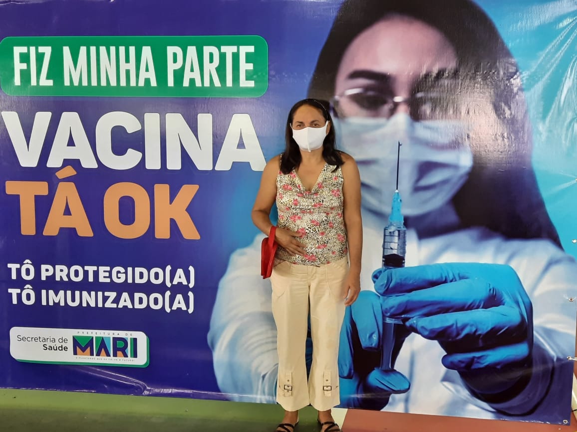 Vacinação em Mari: Secretaria de Saúde inicia imunização de pessoas com comorbidades
