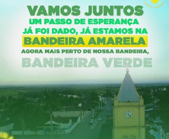Obrigado Mari: Unidos conquistamos a bandeira amarela, vamos seguir juntos “Mari Nossa Bandeira é Verde”