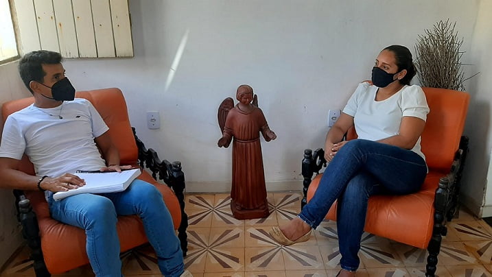 Vereadora Vânia de Zú se reúne com coordenador de cultura Fabio Brito