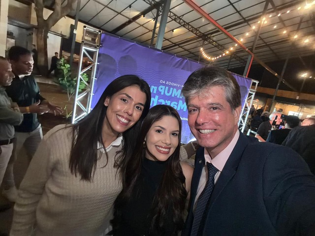 Djá Moura participa de jantar da FAMUP em Brasília ao lado de Maria Porto e Ruy Carneiro